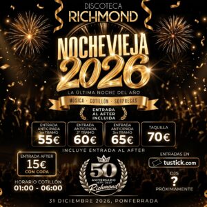 Nochevieja 2026 en Ponferrada