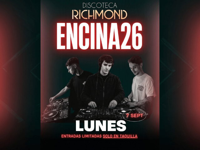 Lunes Encina 2026 en Disco Richmond